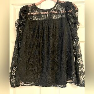 LOFT Lace Long Sleeve Too
